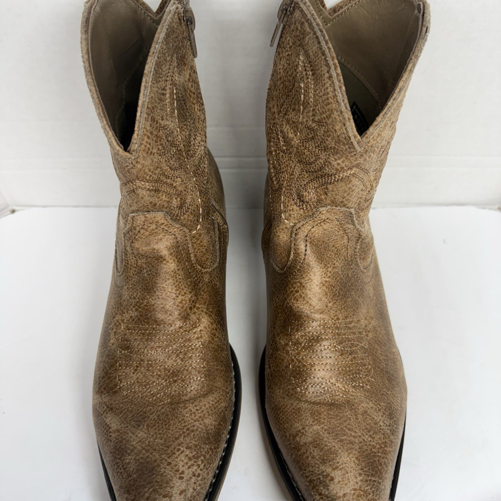 ROPER Women's Distressed Brown Ankle Boots Size 10.5 Style 09-021-1567-2506
